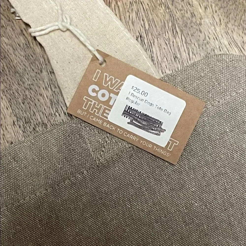 N/A canvas tote